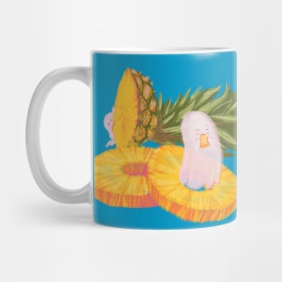 Pineapple and Ghosts Mug